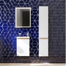 Комплект мебели белый глянец 55 см Am.Pm X-Joy M85AFHX0451WG + M85AWCC0452WG + M91AMOX0551WG