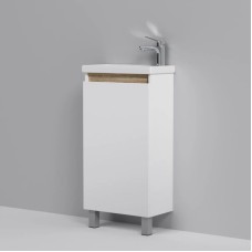 Комплект мебели белый глянец 55 см Am.Pm X-Joy M85AFSX0451WG + M85AWCC0452WG + M91AMOX0553WG