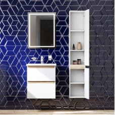 Комплект мебели белый глянец 55 см Am.Pm X-Joy M85AFHX0552WG + M85AWCC0552WG + M91AMOX0551WG