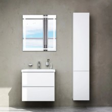 Комплект мебели белый глянец 61 см Am.Pm Gem M90FHX06022WG + M90WCC0602WG + M91AMOX0551WG