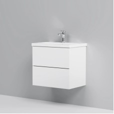 Комплект мебели белый глянец 61 см Am.Pm Gem M90FHX06022WG + M90WCC0602WG + M91AMOX0551WG