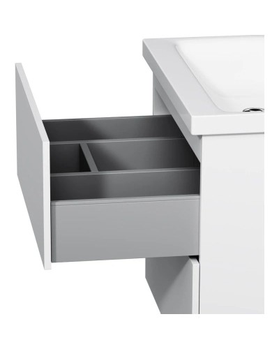 Комплект мебели белый глянец 61 см Am.Pm Gem M90FHX06022WG + M90WCC0602WG + M91AMOX0551WG