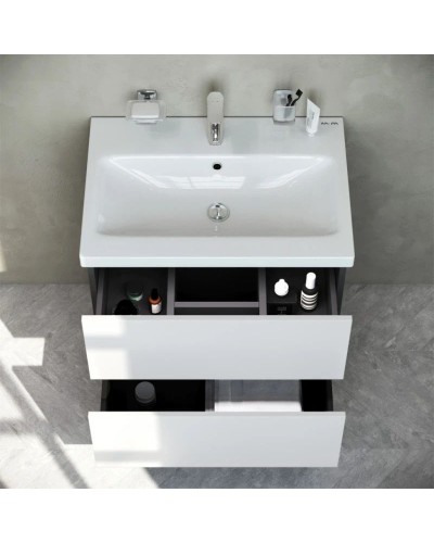 Комплект мебели белый глянец 61 см Am.Pm Gem M90FHX06022WG + M90WCC0602WG + M91AMOX0551WG