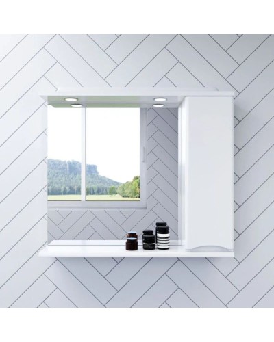 Комплект мебели белый глянец 65 см Am.Pm Like M80FHX0652WG + M80WCC0652WG + M80MPR0651WG