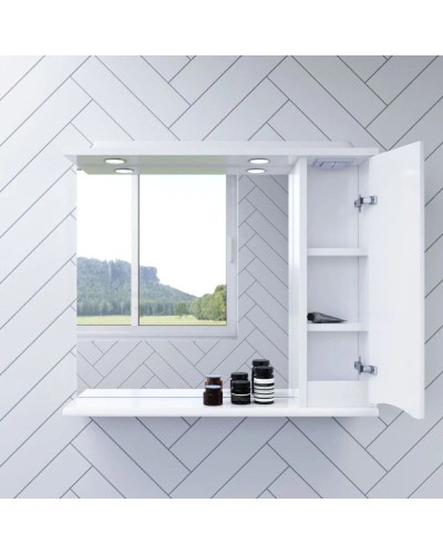 Комплект мебели белый глянец 65 см Am.Pm Like M80FHX0652WG + M80WCC0652WG + M80MPR0651WG