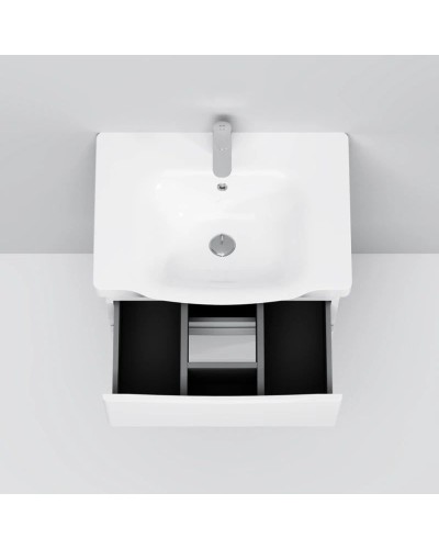 Комплект мебели белый глянец 65 см Am.Pm Like M80FHX0652WG + M80WCC0652WG + M80MPL0651WG