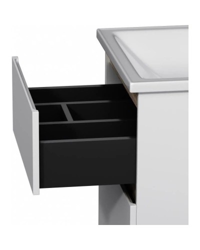 Комплект мебели белый глянец 55 см Am.Pm X-Joy M85AFSX0552WG + M85AWCC0552WG + M91AMOX0553WG