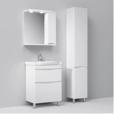 Комплект мебели белый глянец 65 см Am.Pm Like M80FSX0652WG + M80WCC0652WG + M80MPR0651WG