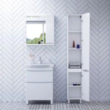 Комплект мебели белый глянец 65 см Am.Pm Like M80FSX0652WG + M80WCC0652WG + M80MPR0651WG