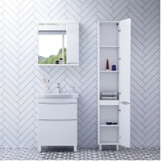 Комплект мебели белый глянец 65 см Am.Pm Like M80FSX0652WG + M80WCC0652WG + M80MPR0651WG