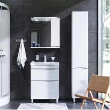 Комплект мебели белый глянец 65 см Am.Pm Like M80FSX0652WG + M80WCC0652WG + M80MPR0651WG