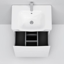 Комплект мебели белый глянец 65 см Am.Pm Like M80FSX0652WG + M80WCC0652WG + M80MPR0651WG