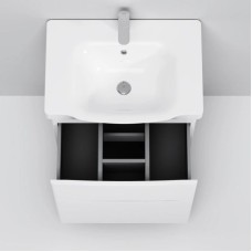 Комплект мебели белый глянец 65 см Am.Pm Like M80FSX0652WG + M80WCC0652WG + M80MPR0651WG