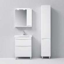 Комплект мебели белый глянец 65 см Am.Pm Like M80FSX0652WG + M80WCC0652WG + M80MPR0651WG