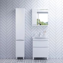 Комплект мебели белый глянец 65 см Am.Pm Like M80FSX0652WG + M80WCC0652WG + M80MPL0651WG