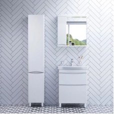 Комплект мебели белый глянец 65 см Am.Pm Like M80FSX0652WG + M80WCC0652WG + M80MPL0651WG