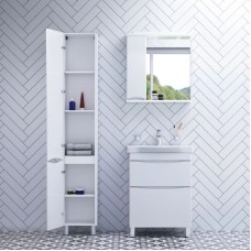 Комплект мебели белый глянец 65 см Am.Pm Like M80FSX0652WG + M80WCC0652WG + M80MPL0651WG