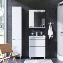 Комплект мебели белый глянец 65 см Am.Pm Like M80FSX0652WG + M80WCC0652WG + M80MPL0651WG