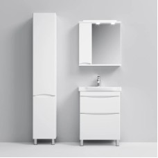 Комплект мебели белый глянец 65 см Am.Pm Like M80FSX0652WG + M80WCC0652WG + M80MPL0651WG