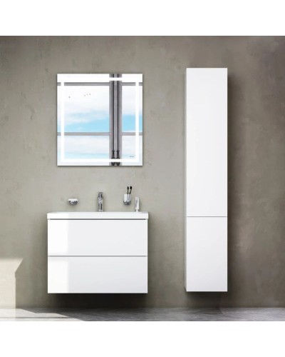 Комплект мебели белый глянец 80 см Am.Pm Gem M90FHX07522WG + M90WCC0752WG + M91AMOX0801WG