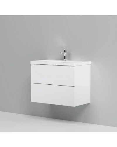 Комплект мебели белый глянец 80 см Am.Pm Gem M90FHX07522WG + M90WCC0752WG + M91AMOX0801WG