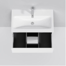 Комплект мебели белый глянец 80 см Am.Pm Gem M90FHX07522WG + M90WCC0752WG + M91AMOX0801WG