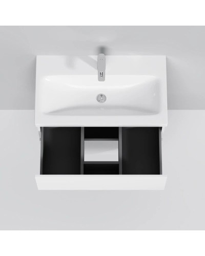 Комплект мебели белый глянец 80 см Am.Pm Gem M90FHX07522WG + M90WCC0752WG + M91AMOX0801WG