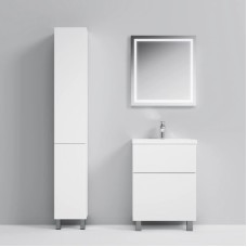 Комплект мебели белый глянец 65 см Am.Pm Gem M90FSX06022WG32 + M90WCC0602WG + M91AMOX0651WG