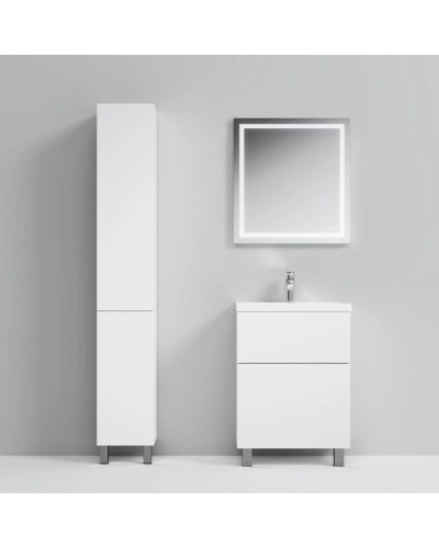 Комплект мебели белый глянец 65 см Am.Pm Gem M90FSX06022WG32 + M90WCC0602WG + M91AMOX0651WG