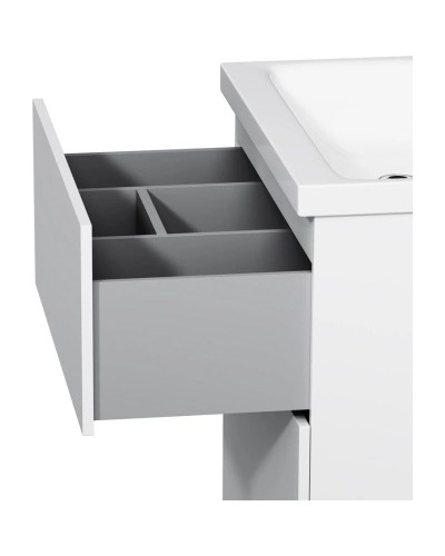 Комплект мебели белый глянец 61 см Am.Pm Gem M90FSX06022WG32 + M90WCC0602WG + M91AMOX0551WG