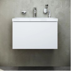 Комплект мебели белый глянец 65 см Am.Pm Gem M90FHX06021WG + M90WCC0602WG + M91AMOX0651WG