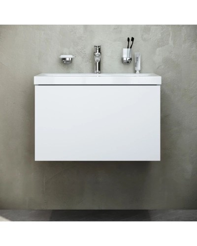 Комплект мебели белый глянец 65 см Am.Pm Gem M90FHX06021WG + M90WCC0602WG + M91AMOX0651WG