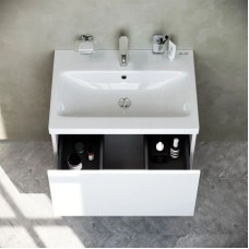 Комплект мебели белый глянец 65 см Am.Pm Gem M90FHX06021WG + M90WCC0602WG + M91AMOX0651WG