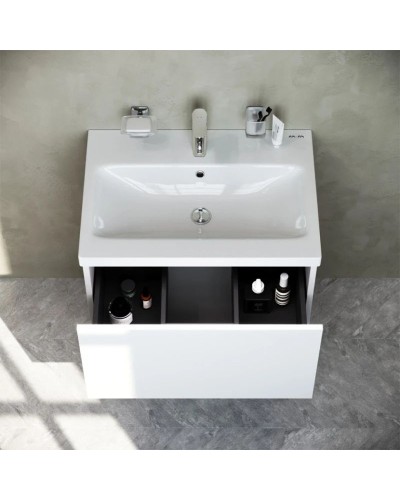 Комплект мебели белый глянец 65 см Am.Pm Gem M90FHX06021WG + M90WCC0602WG + M91AMOX0651WG