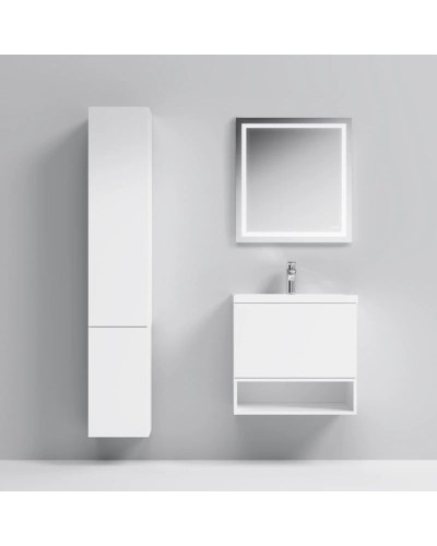 Комплект мебели белый глянец 65 см Am.Pm Gem M90FHX06021WG + M90WCC0602WG + M91AMOX0651WG