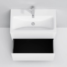 Комплект мебели белый глянец 80 см Am.Pm Gem M90FSX07522WG32 + M90WCC0752WG + M91AMOX0801WG