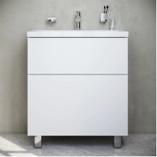 Комплект мебели белый глянец 80 см Am.Pm Gem M90FSX07522WG32 + M90WCC0752WG + M91AMOX0801WG