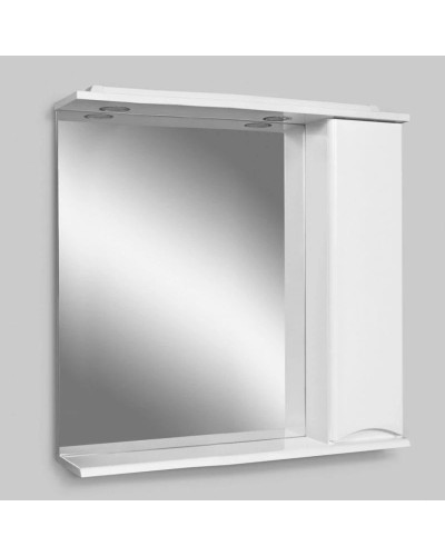 Комплект мебели белый глянец 80 см Am.Pm Like M80FSX0802WG + M80WCC0802WG + M80MPR0801WG