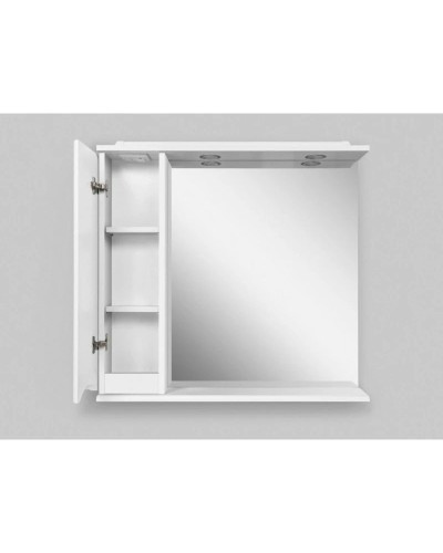 Комплект мебели белый глянец 80 см Am.Pm Like M80FSX0802WG + M80WCC0802WG + M80MPL0801WG