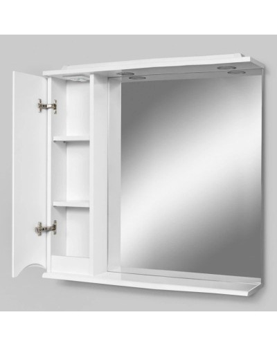 Комплект мебели белый глянец 80 см Am.Pm Like M80FSX0802WG + M80WCC0802WG + M80MPL0801WG