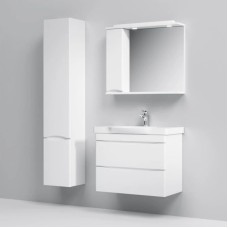 Комплект мебели белый глянец 80 см Am.Pm Like M80FHX0802WG + M80WCC0802WG + M80MPL0801WG