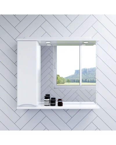 Комплект мебели белый глянец 80 см Am.Pm Like M80FHX0802WG + M80WCC0802WG + M80MPL0801WG