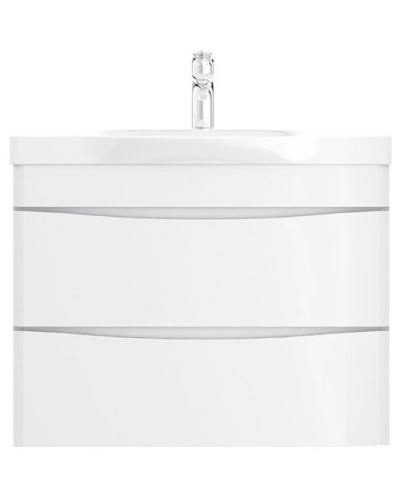 Комплект мебели белый глянец 80 см Am.Pm Like M80FHX0802WG + M80WCC0802WG + M80MPL0801WG