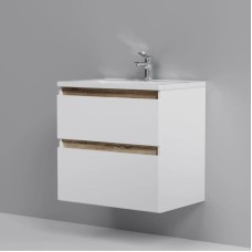 Комплект мебели белый глянец 65 см Am.Pm X-Joy M85AFHX0652WG + M85AWCC0652WG + M91AMOX0653WG