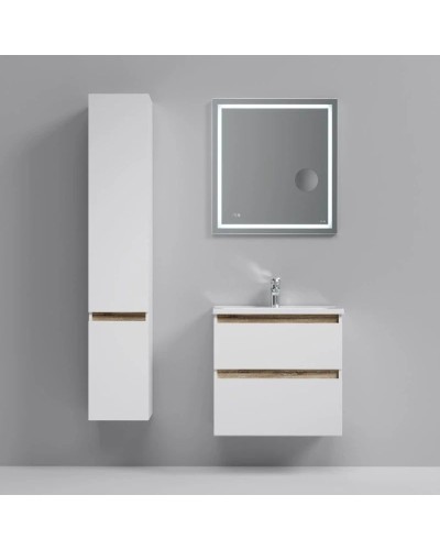 Комплект мебели белый глянец 65 см Am.Pm X-Joy M85AFHX0652WG + M85AWCC0652WG + M91AMOX0653WG