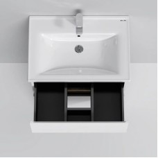 Комплект мебели белый глянец 65 см Am.Pm X-Joy M85AFSX0652WG + M85AWCC0652WG + M91AMOX0653WG