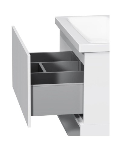 Комплект мебели белый глянец 80 см Am.Pm Gem M90FHX07521WG + M90WCC0752WG + M91AMOX0801WG