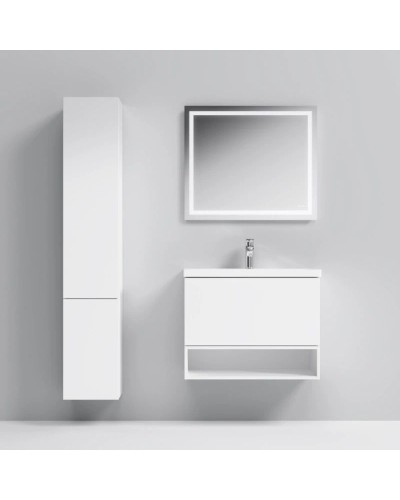 Комплект мебели белый глянец 80 см Am.Pm Gem M90FHX07521WG + M90WCC0752WG + M91AMOX0801WG