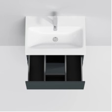 Комплект мебели графит матовый 65 см Am.Pm Gem M90FHX06022GM + M90WCC0602WG + M91AMOX0651WG