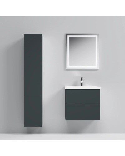 Комплект мебели графит матовый 65 см Am.Pm Gem M90FHX06022GM + M90WCC0602WG + M91AMOX0651WG